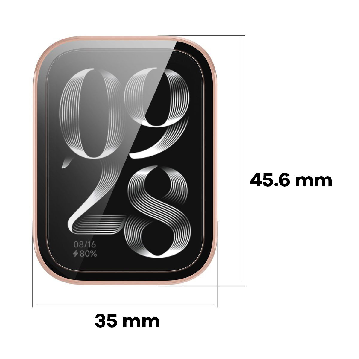 Etui Bizon Case Watch Adamo przedstawione od frontu